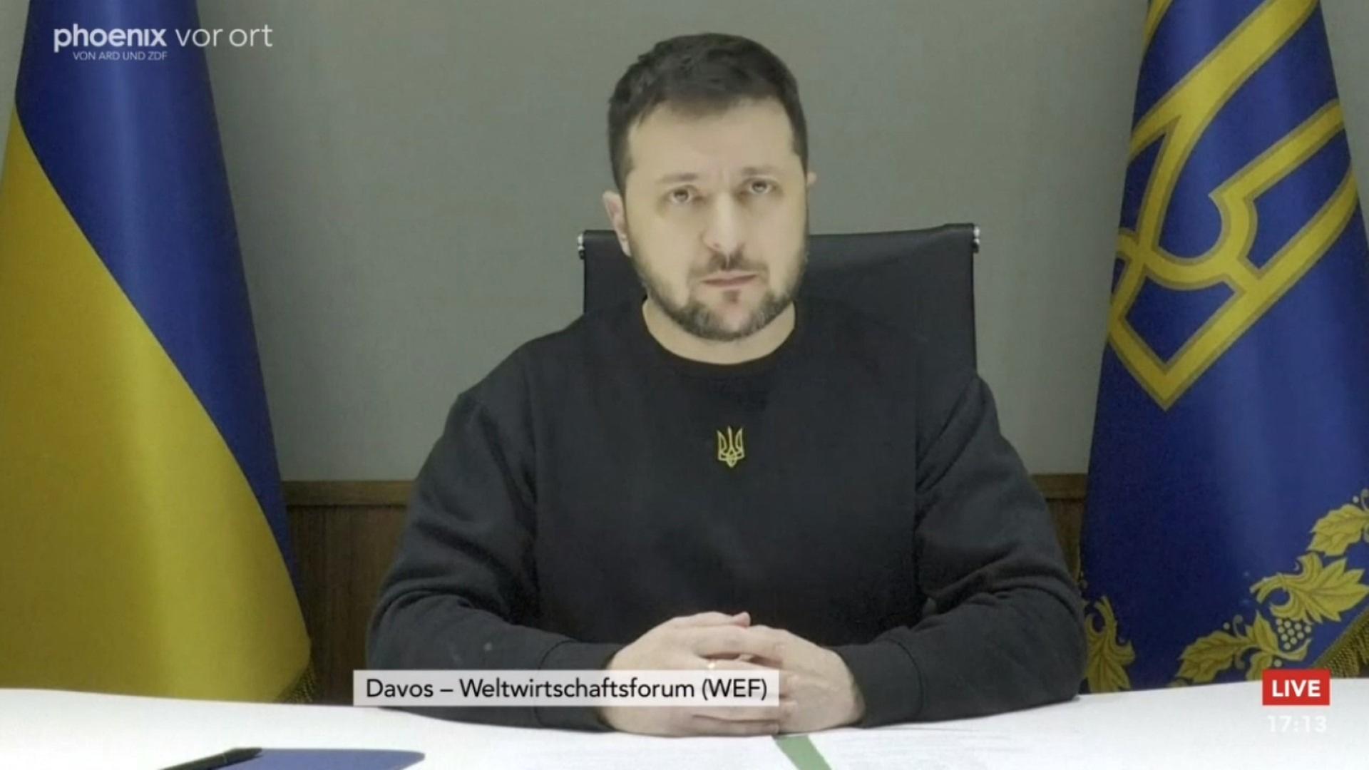 Rede Selenskyj vor Weltwirtschaftsforum