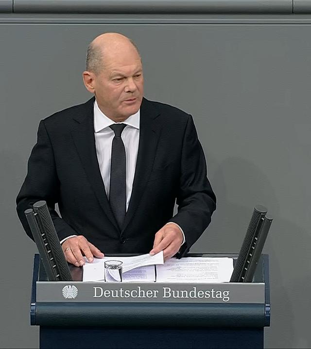 Regierungserklärung Olaf Scholz