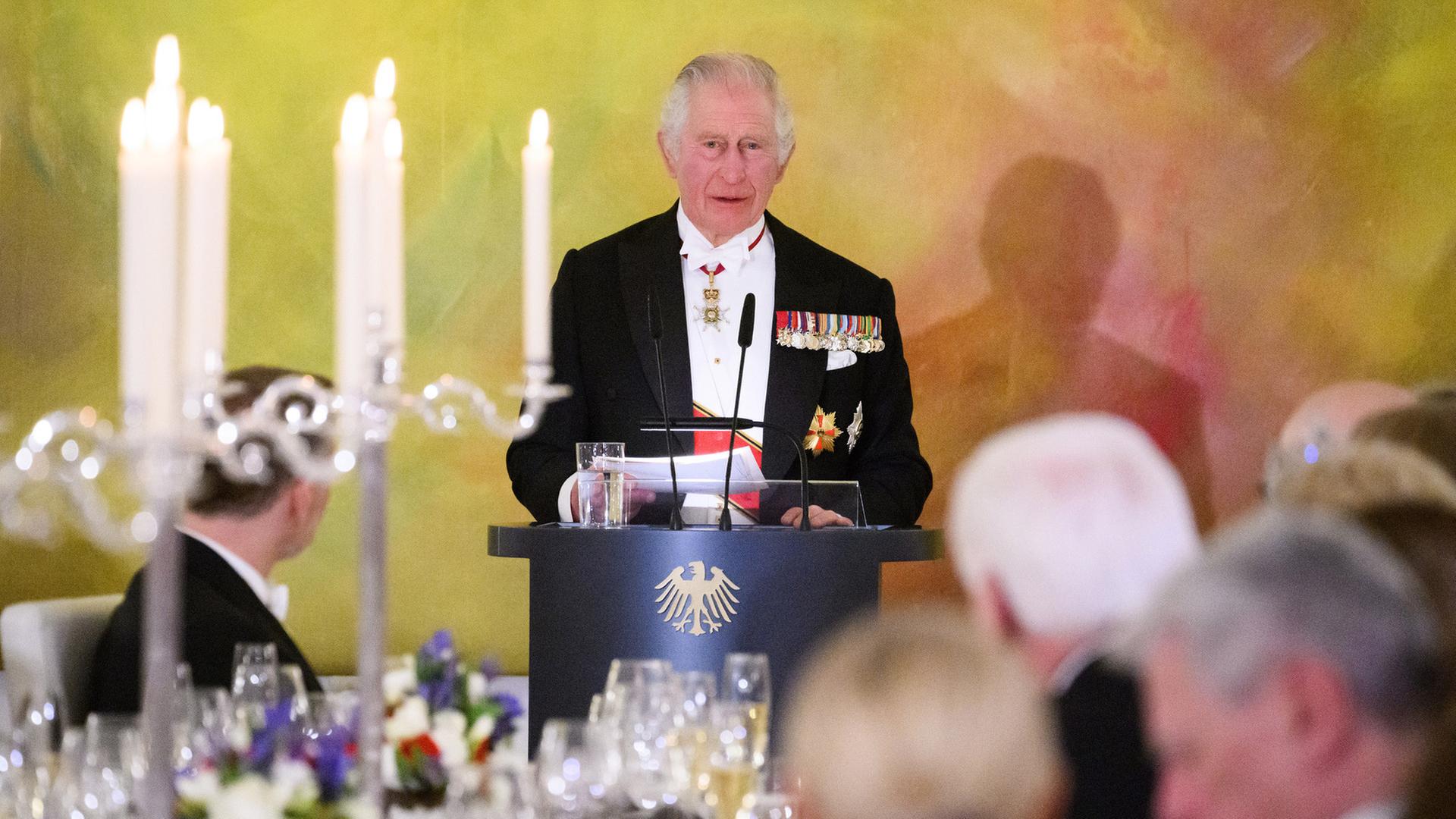 Staatsbankett für Charles III. - Tischreden