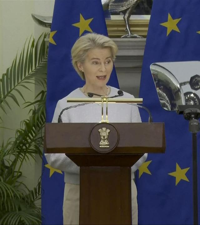 Von der Leyen in Indien