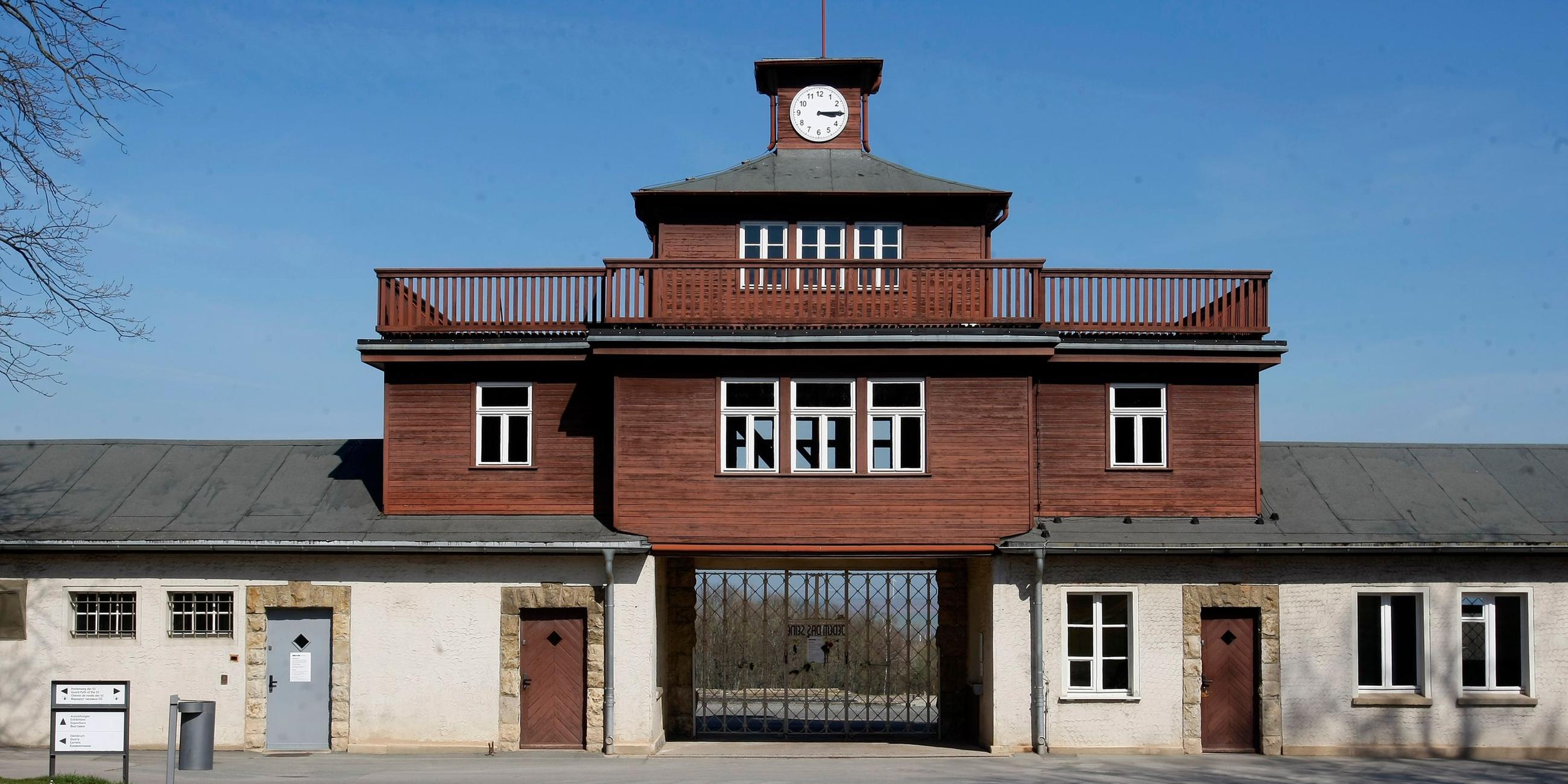 Das Eingangstor zum ehemaligen KZ Buchenwald.