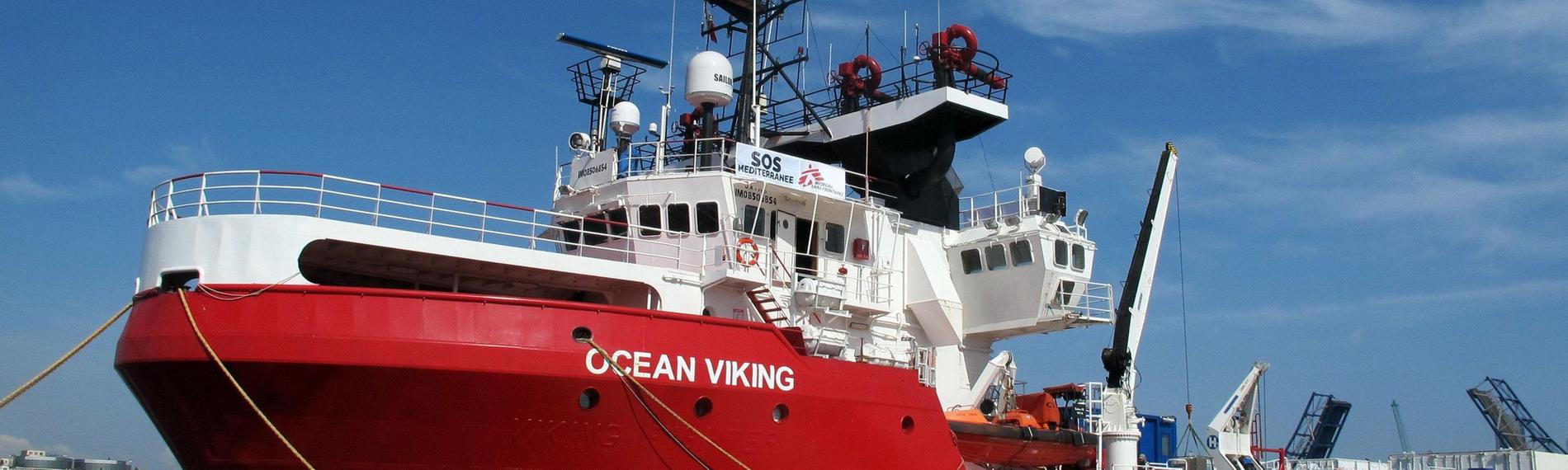 Das private Rettungsschiff "Ocean Viking". Archivbild