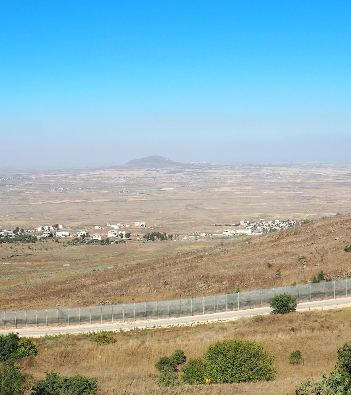 Die Golanhöhen zwischen Israel und Syrien. Symbolbild