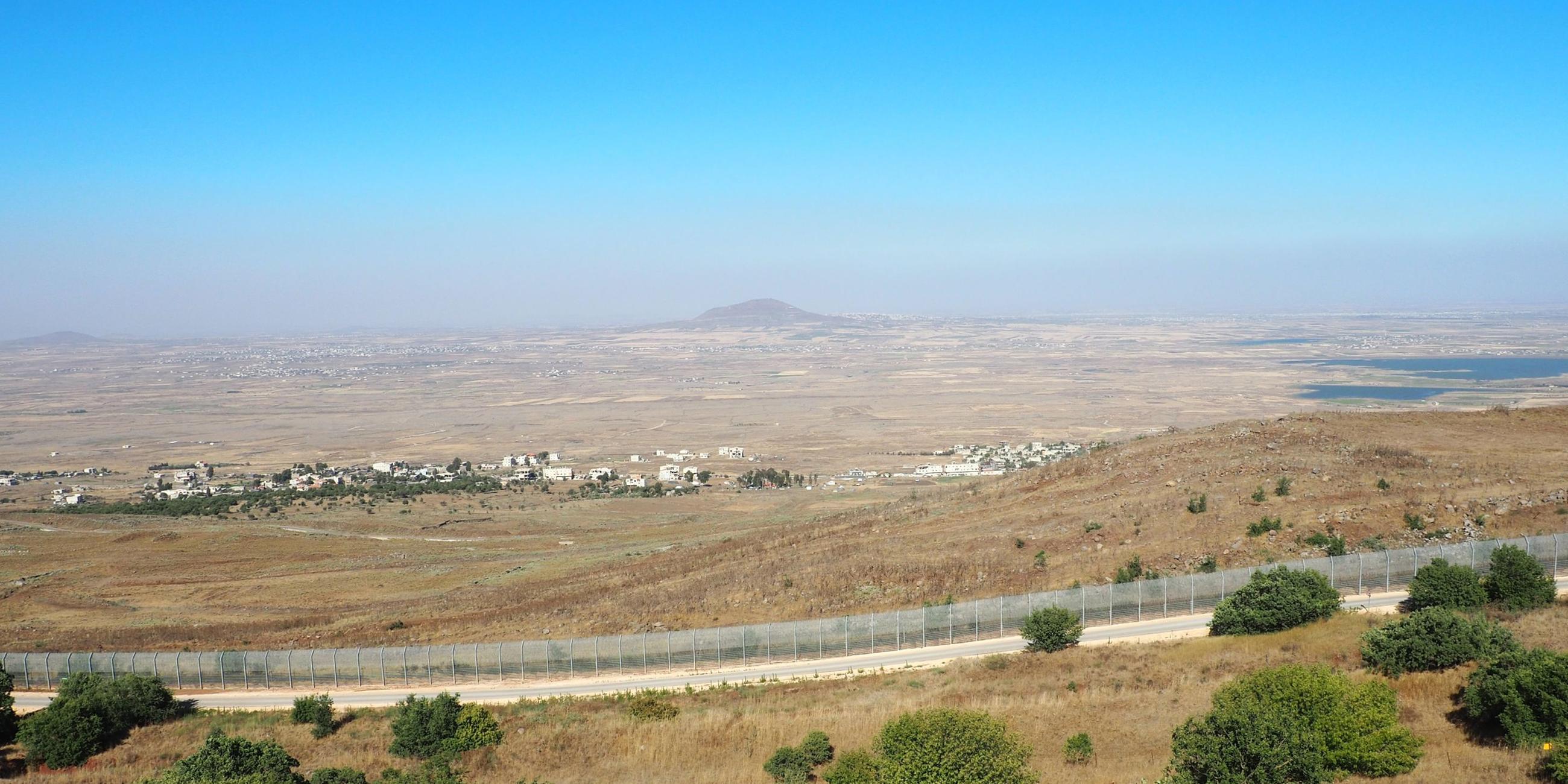 Die Golanhöhen zwischen Israel und Syrien. Symbolbild
