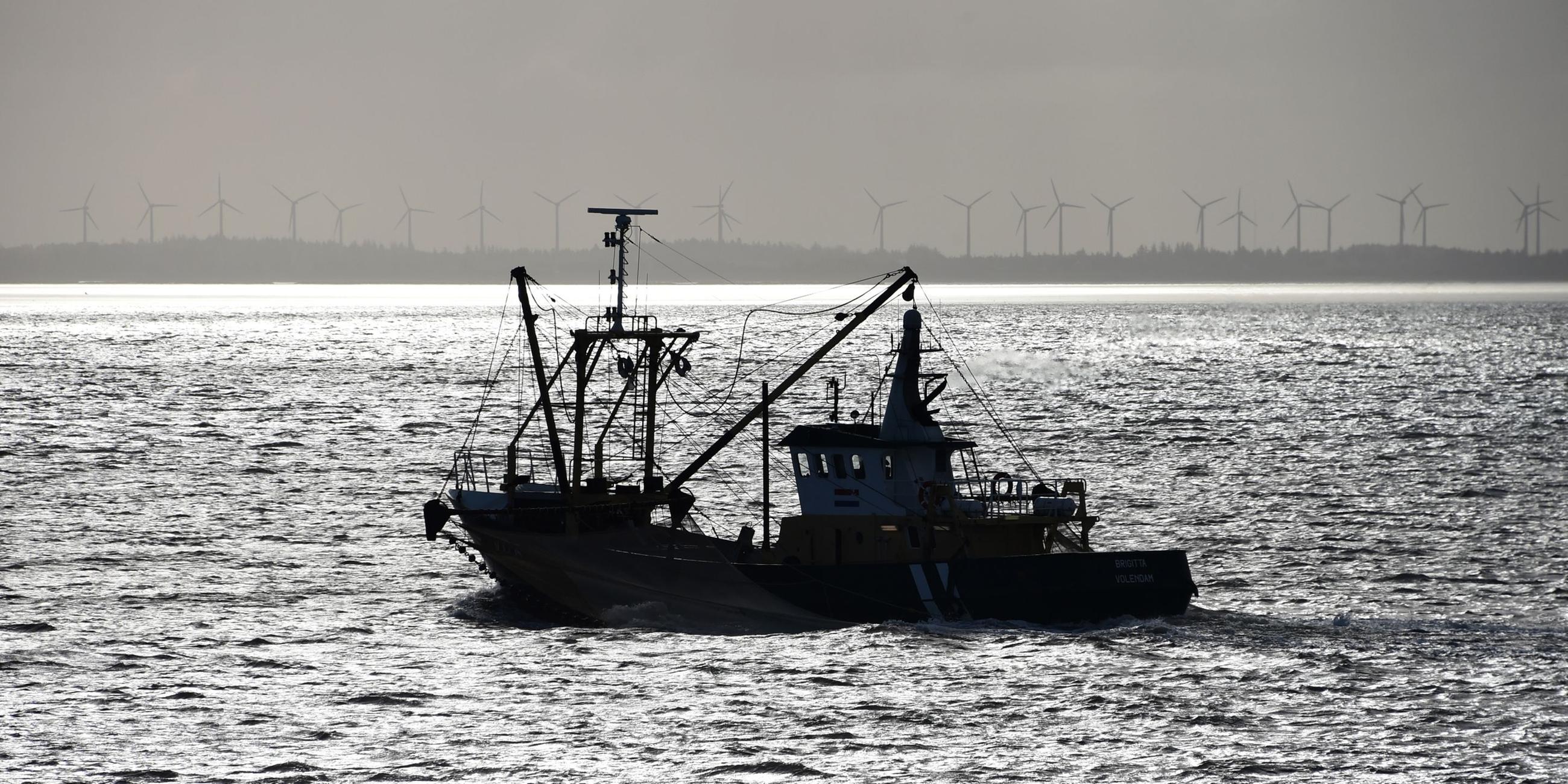 Ein Fischkutter auf der Nordsee. Archivbild