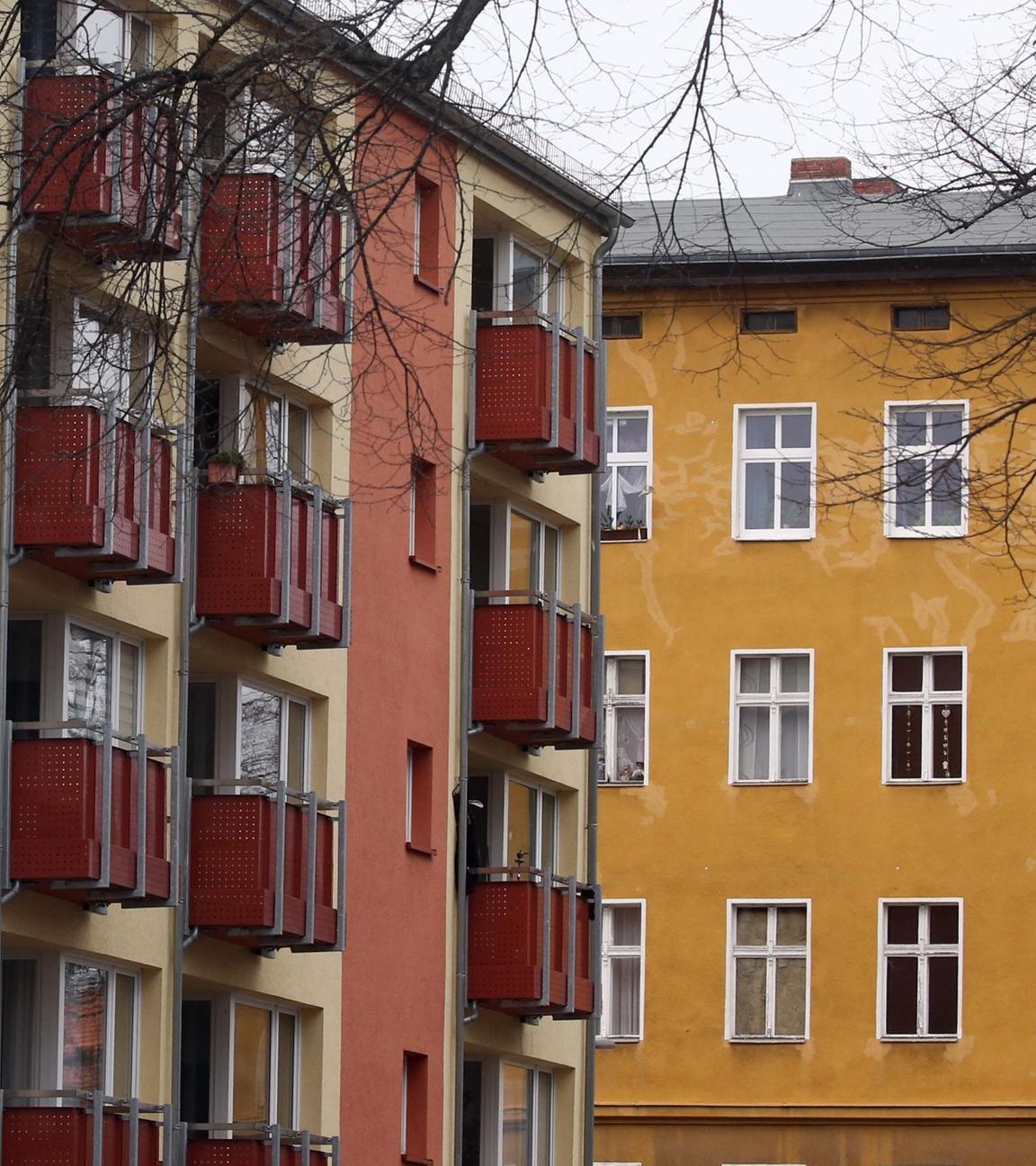 Häuser mit Mietwohnungen in Berlin.