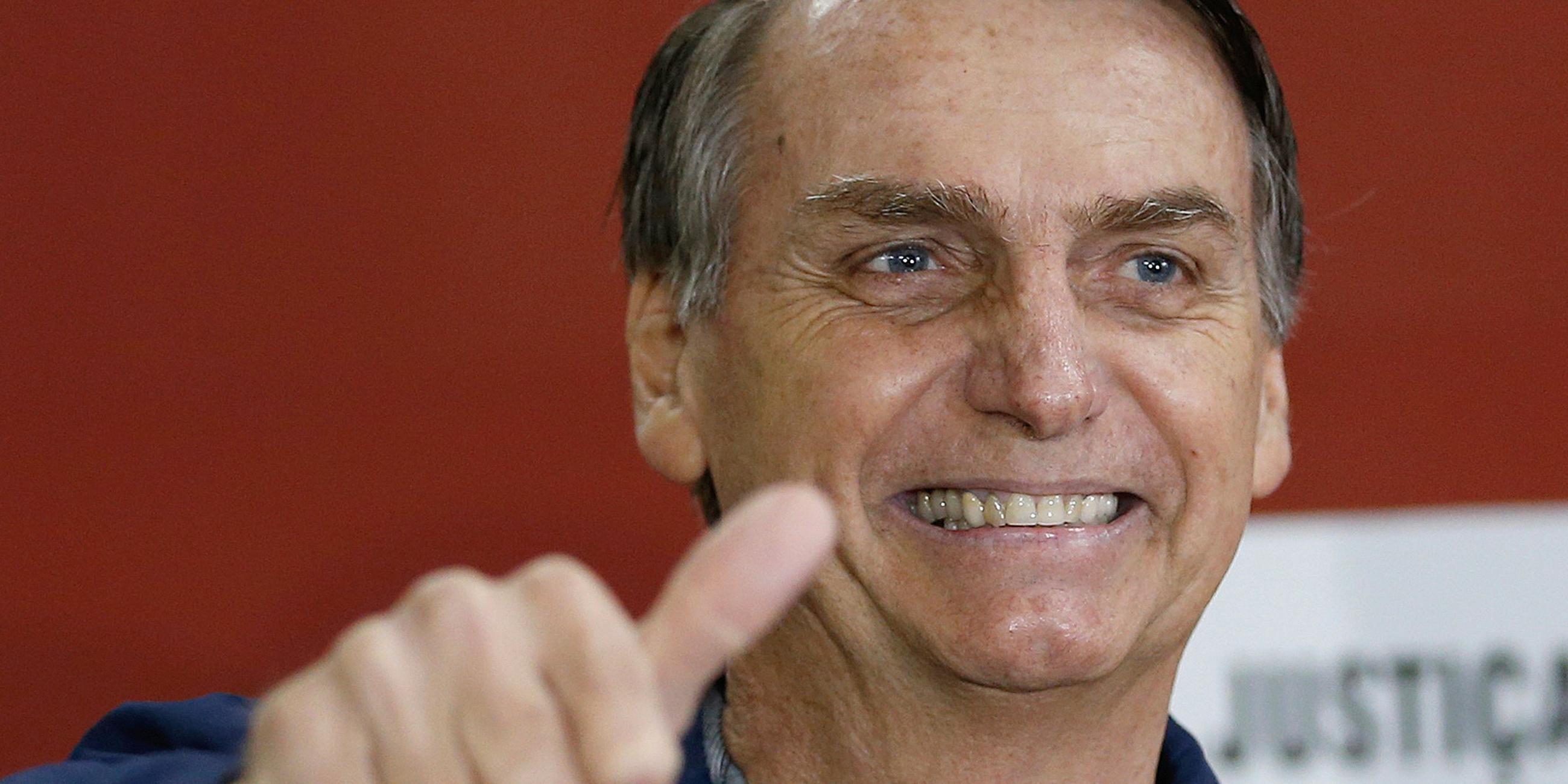 Jair Bolsonaro liegt in Umfragen vorne. Archivbild