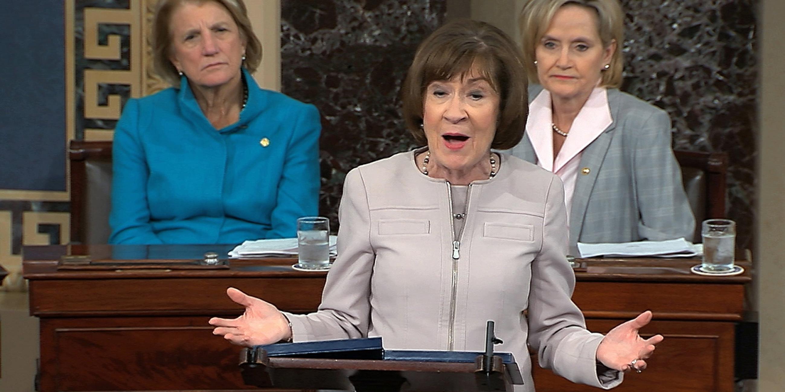 US-Senatorin Susan Collins hat sich hinter Kavanaugh gestellt.