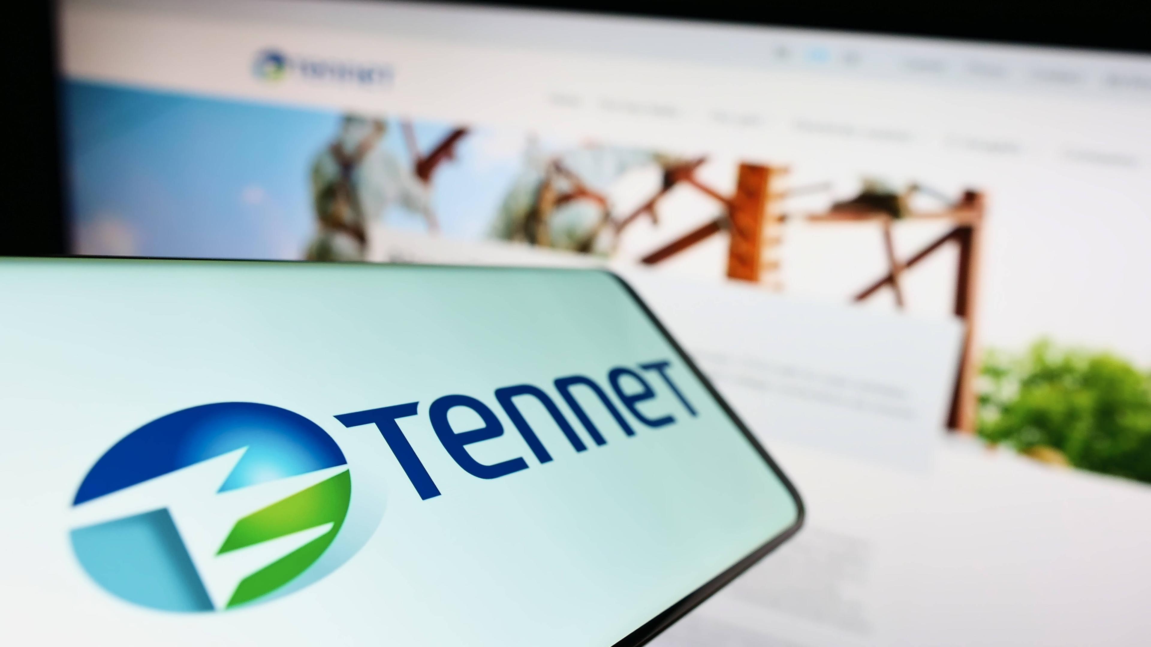 Tennet Logo und Webseite