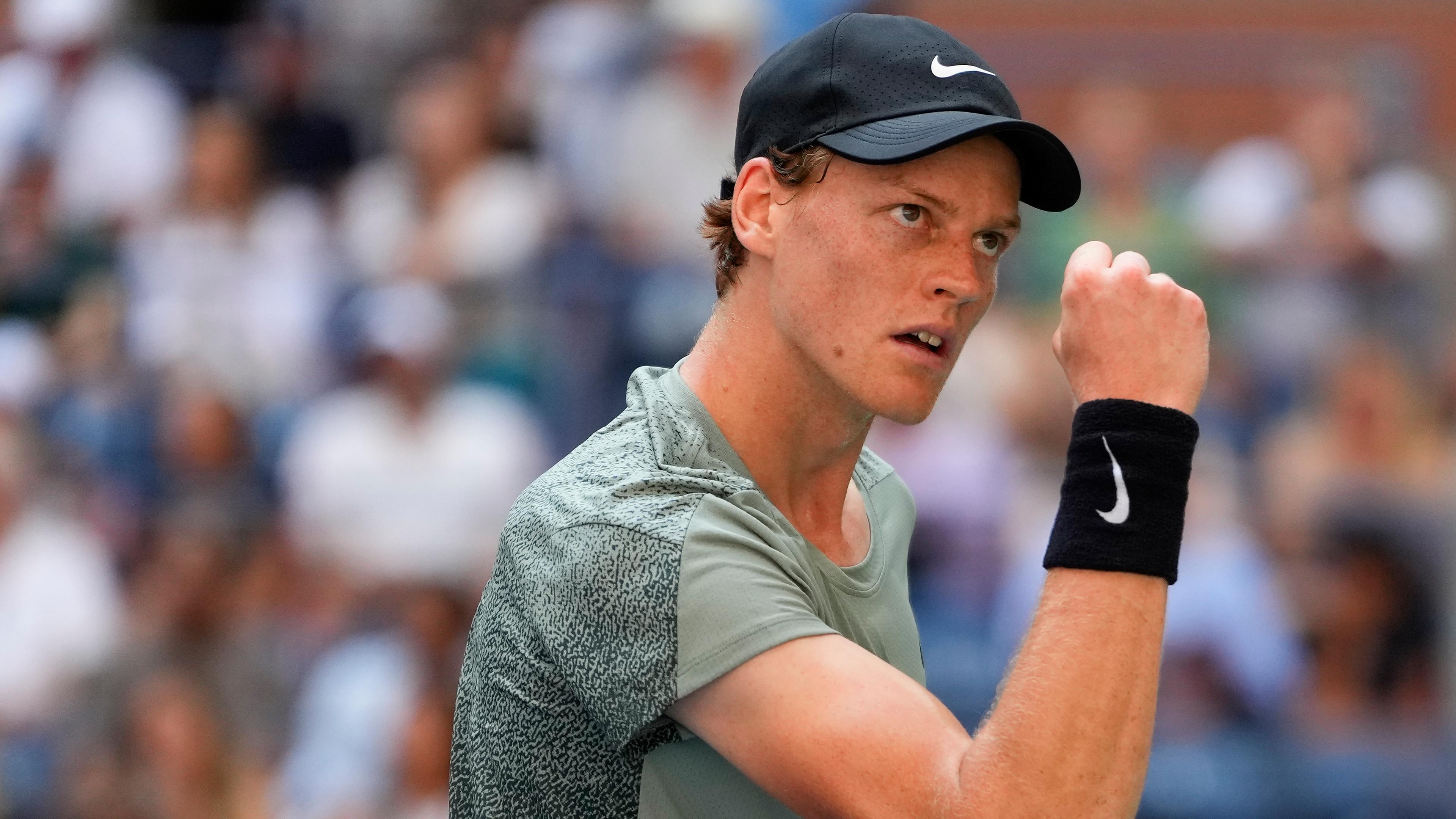 Tennis: Jannik Sinner bei den US Open.