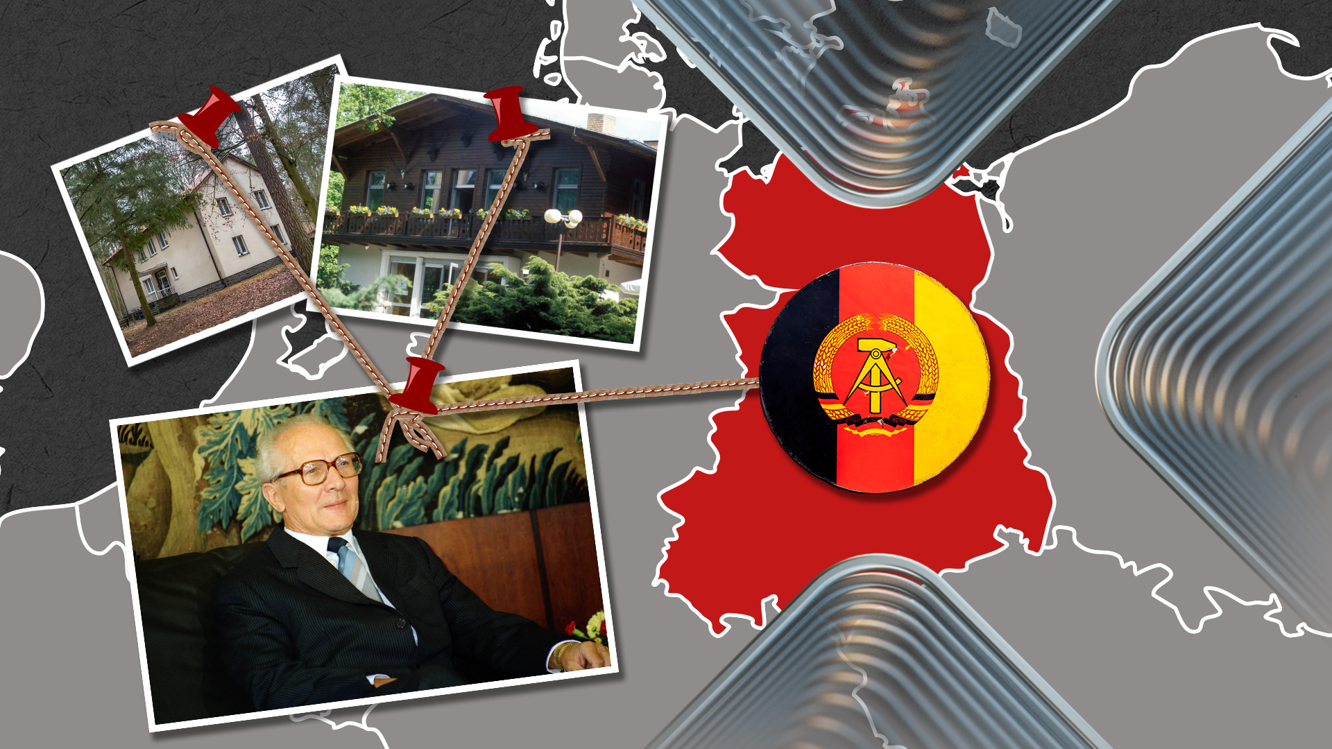 Honecker-Haus in Wandlitz und Jagdschloss Hubertusstock