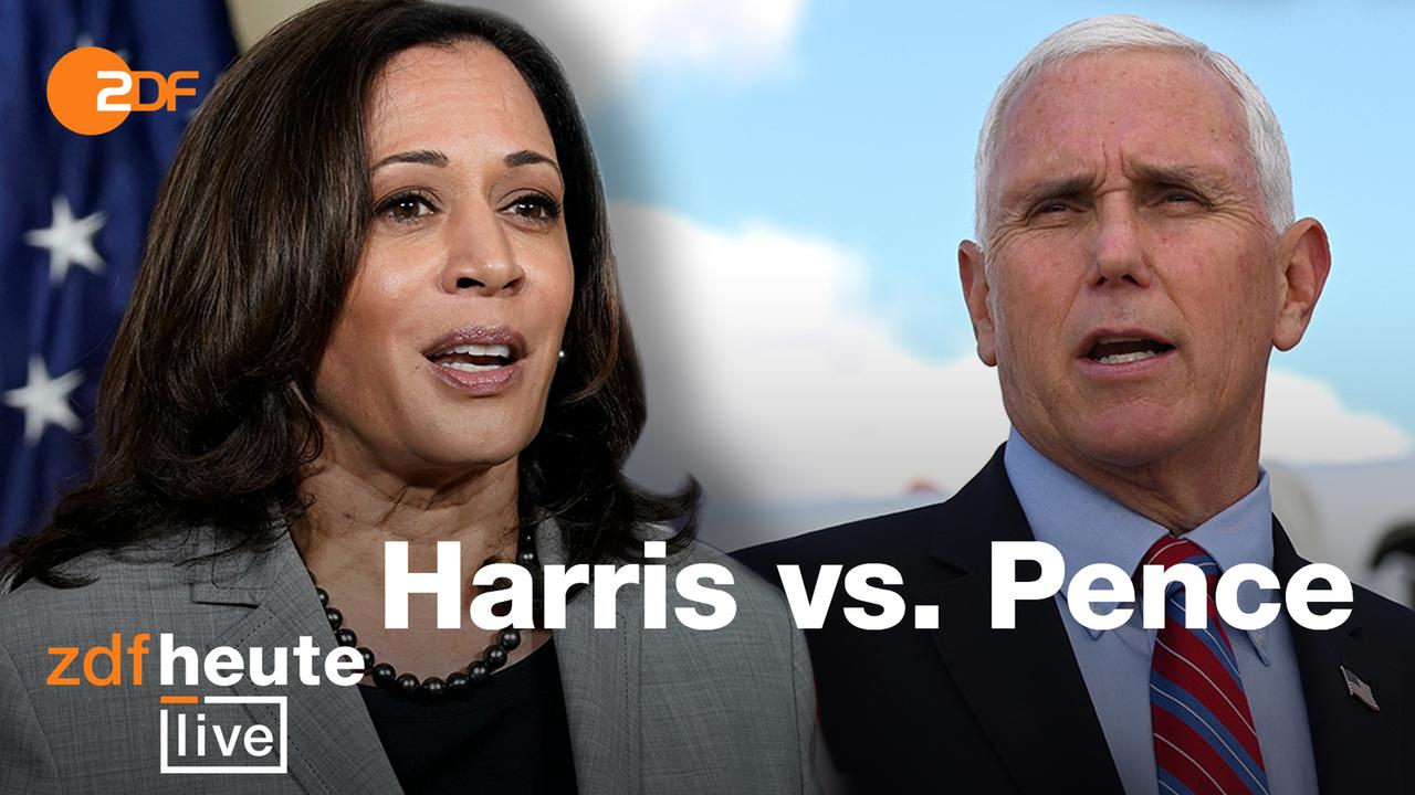 Harris Vs Pence Wer Hat Gewonnen Zdfheute