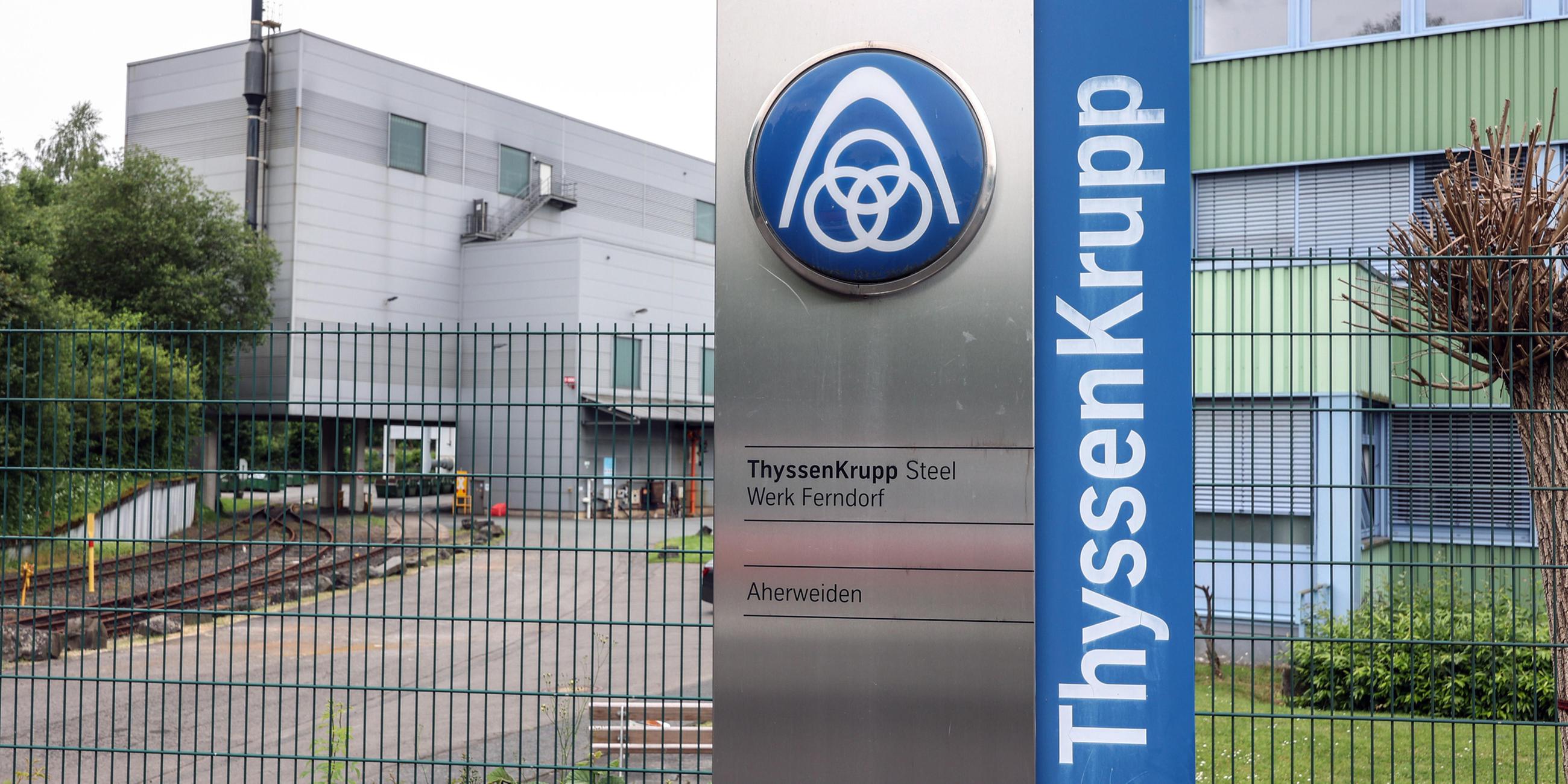 Das Stahlwerk von ThyssenKrupp Steel in Kreuztal