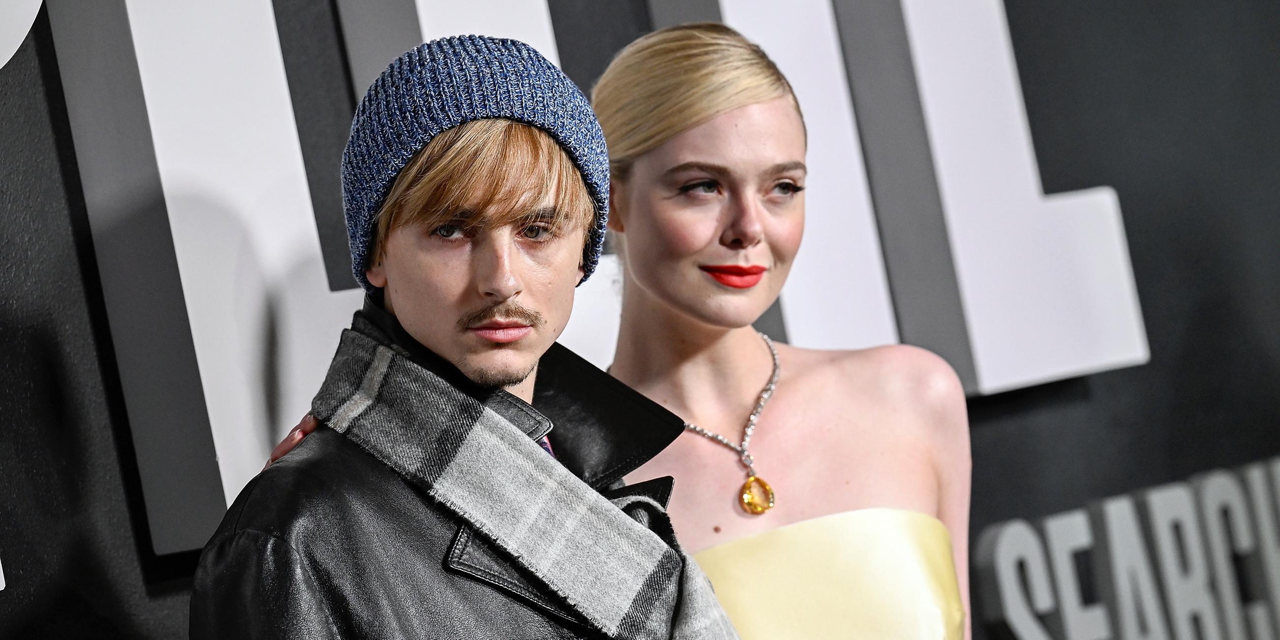 Timothee Chalamet und Elle Fanning bei der Premiere des Kinofilms "A Complete Unknown" über den jungen Bob Dylan