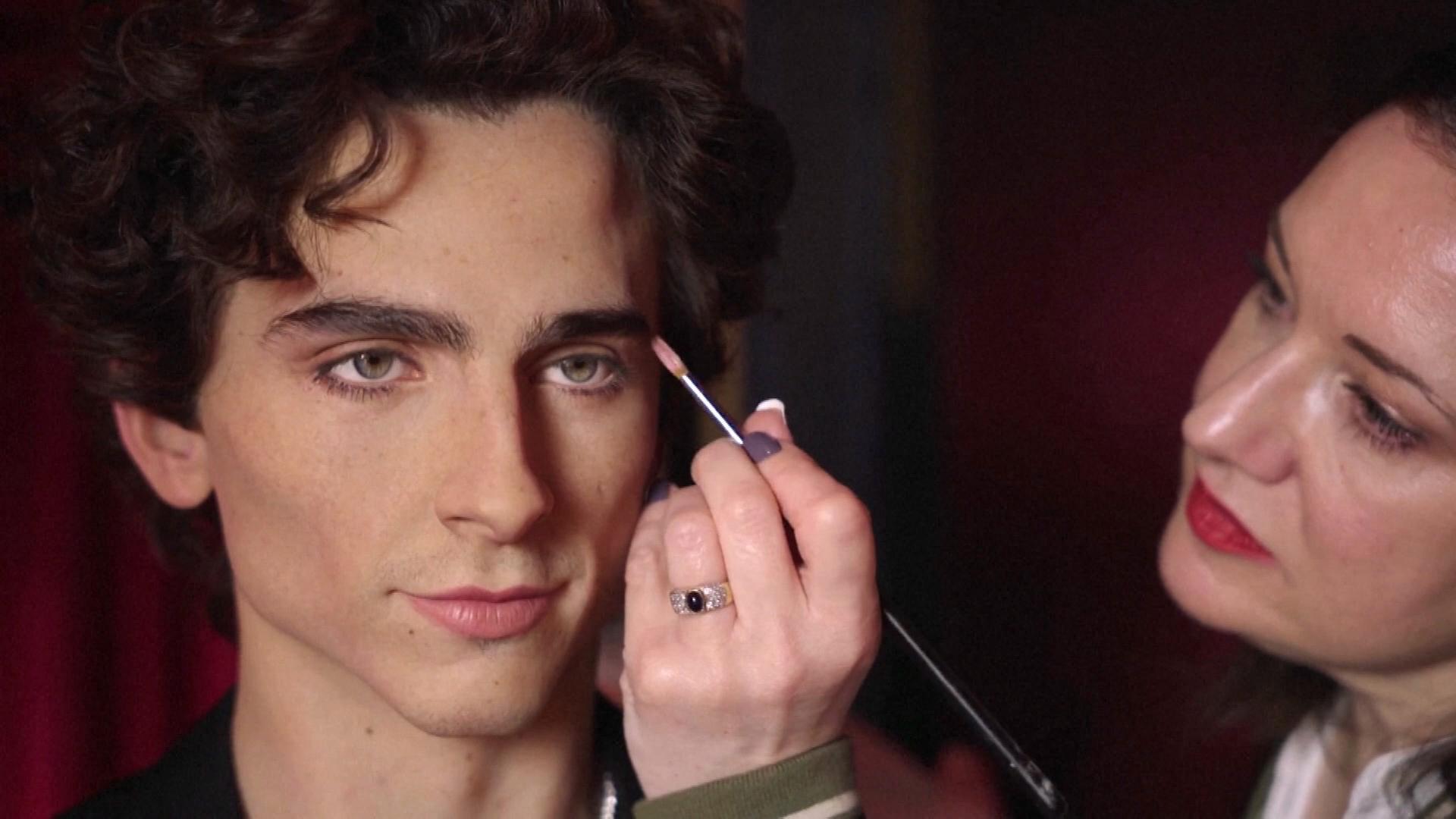 Schauspieler Timothée Chalamet mit neuer Wachsfigur