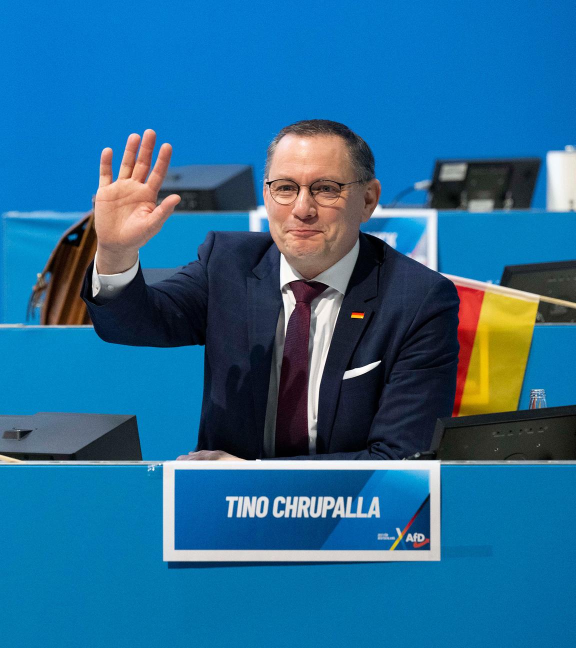 Tino Chrupalla auf Bundesparteitag der AfD