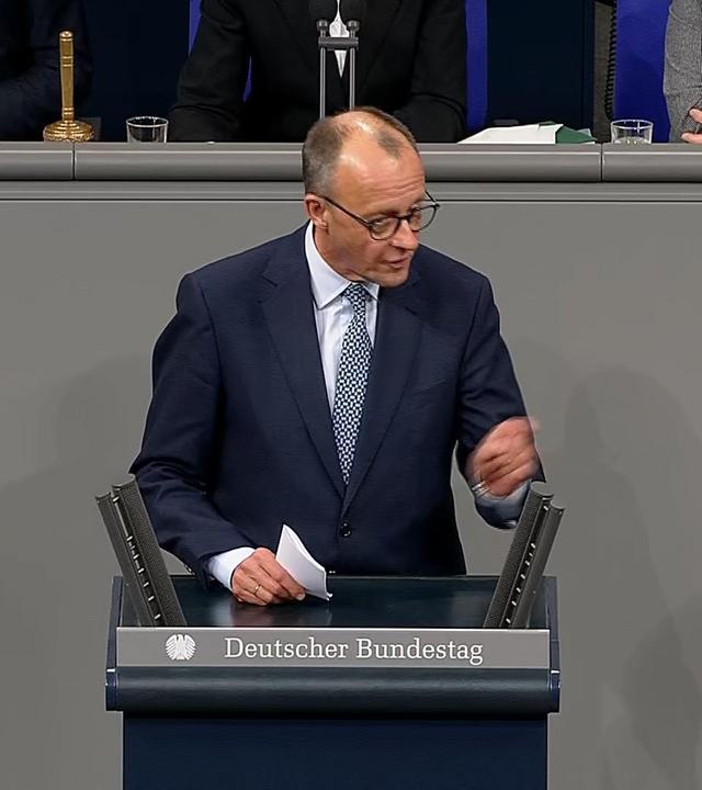 Friedrich Merz im Bundestag