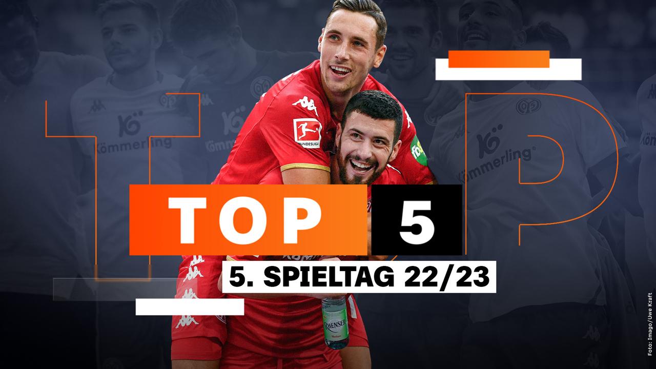 Bundesliga - Die Top 5 Des 5. Spieltags | Sportstudio - ZDFmediathek