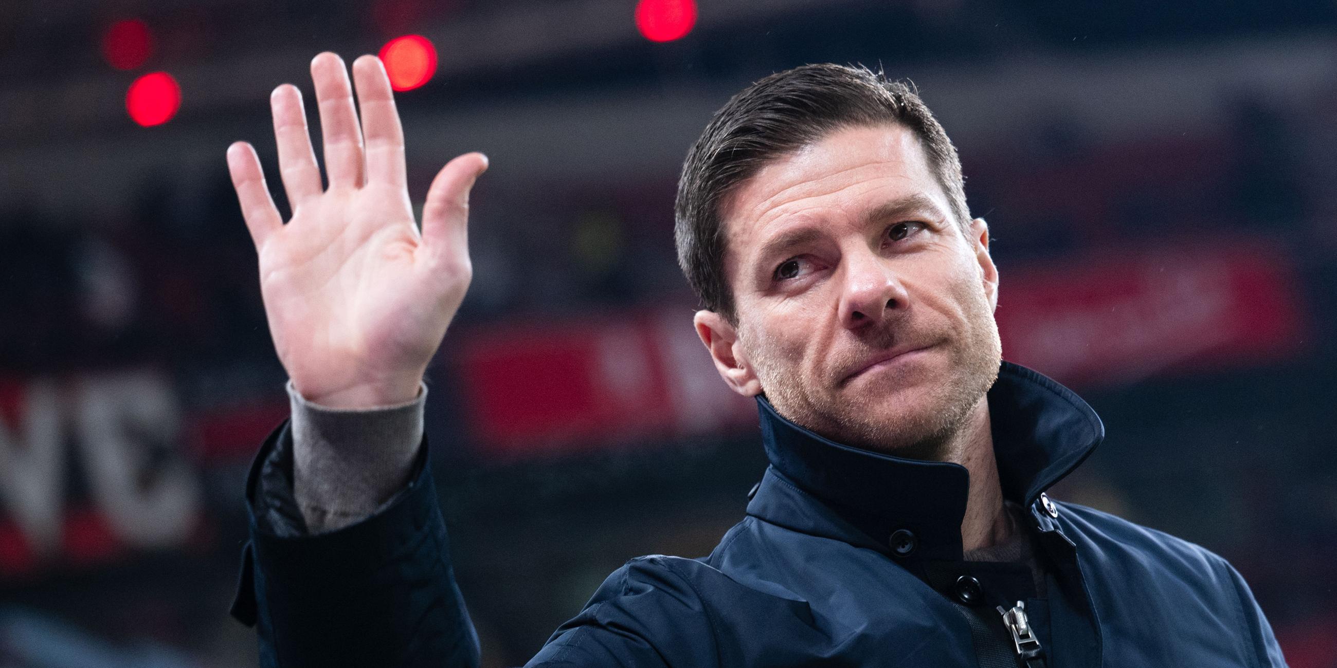 Leverkusens Trainer Xabi Alonso, aufgenommen am 14.01.2025