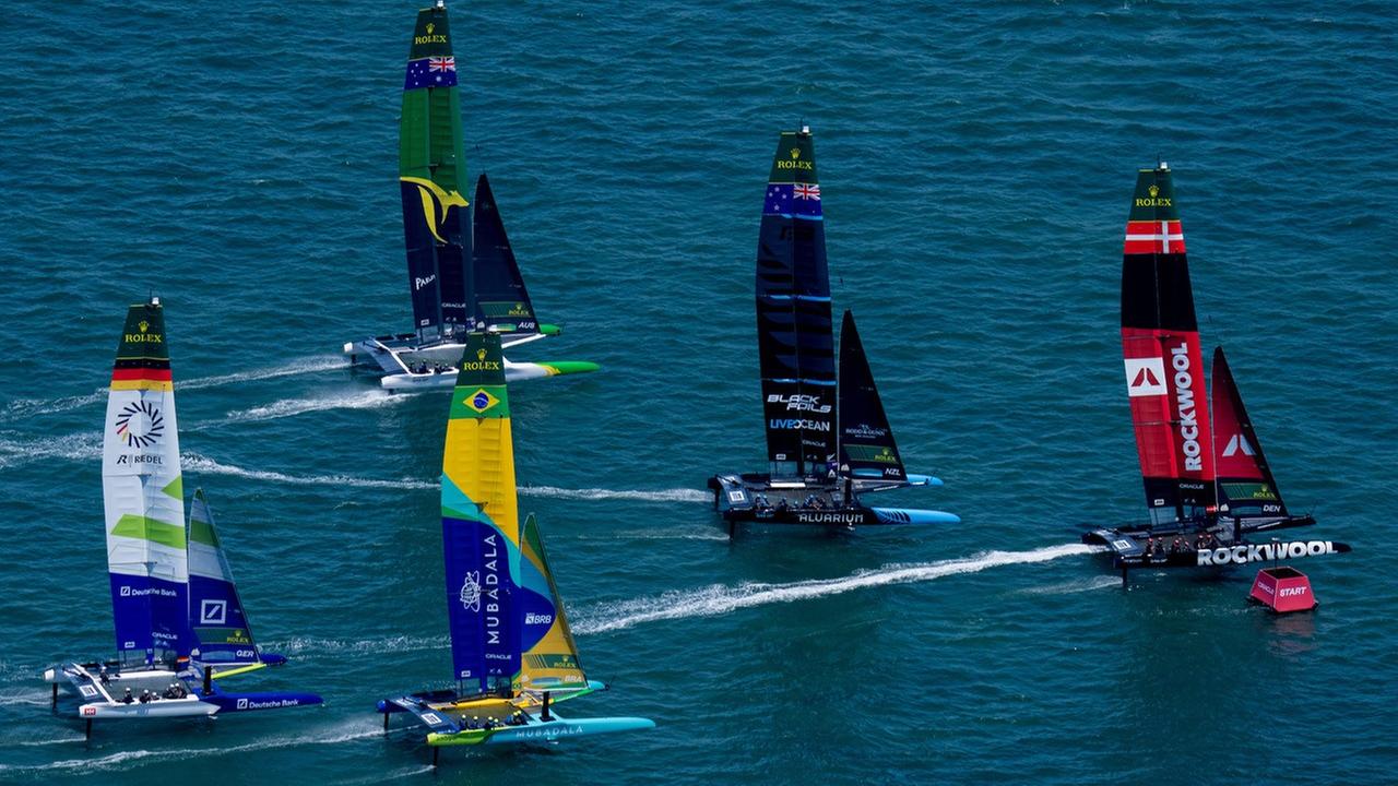 Segeln: SailGP vor Auckland