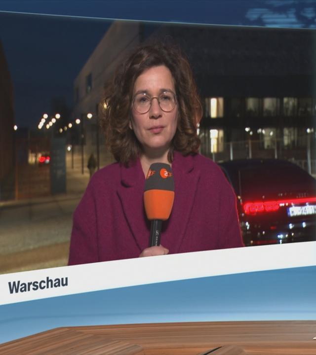 ZDF-Korrespondentin Isabelle Schaefers in Warschau.