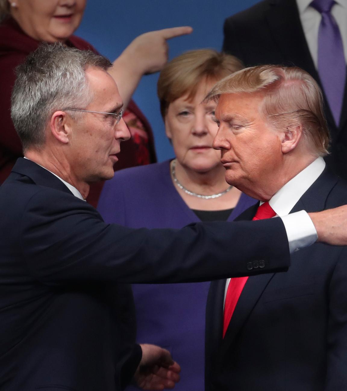 Trump und Stoltenberg im Jahr 2019