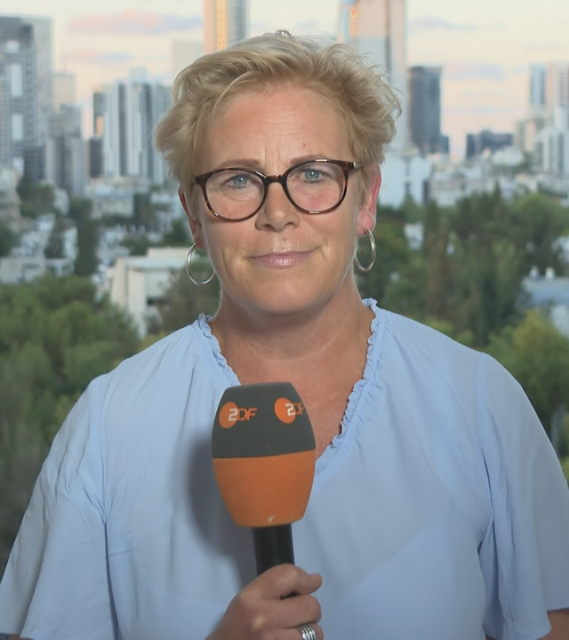 Isabelle Tümena bei ZDFheute live 