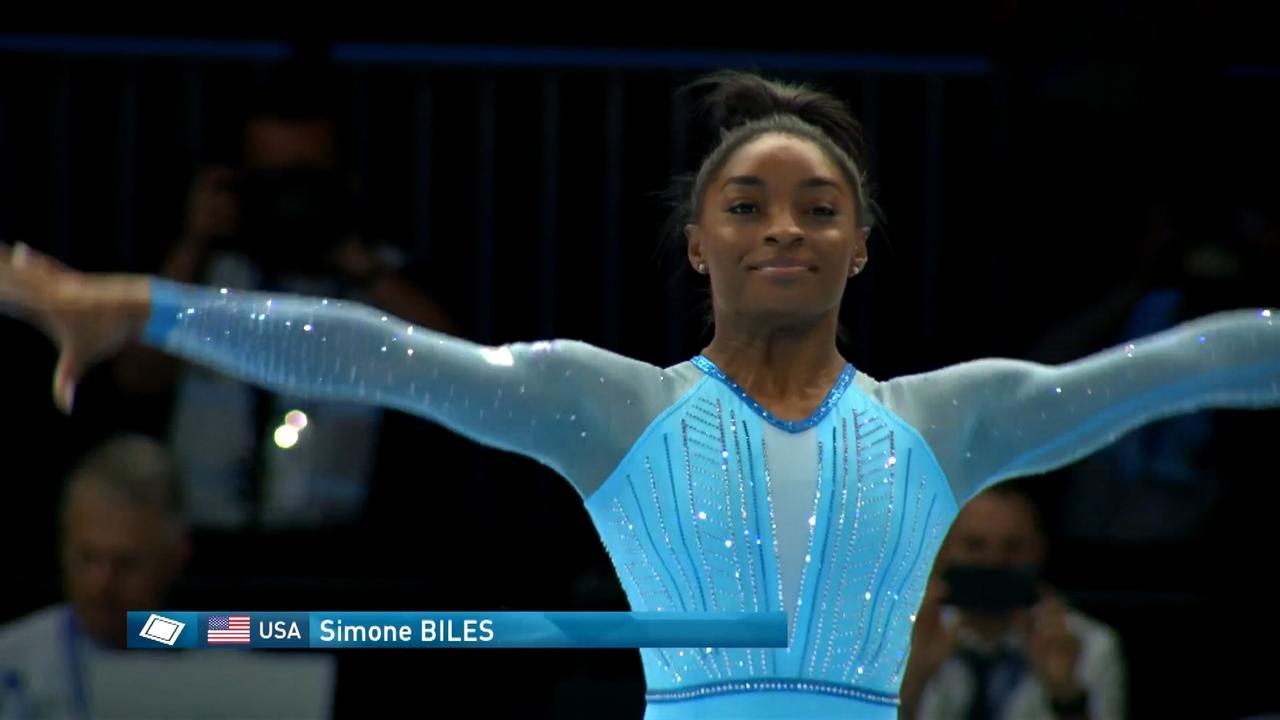 Simone Biles Comeback bei TurnWM ZDFheute