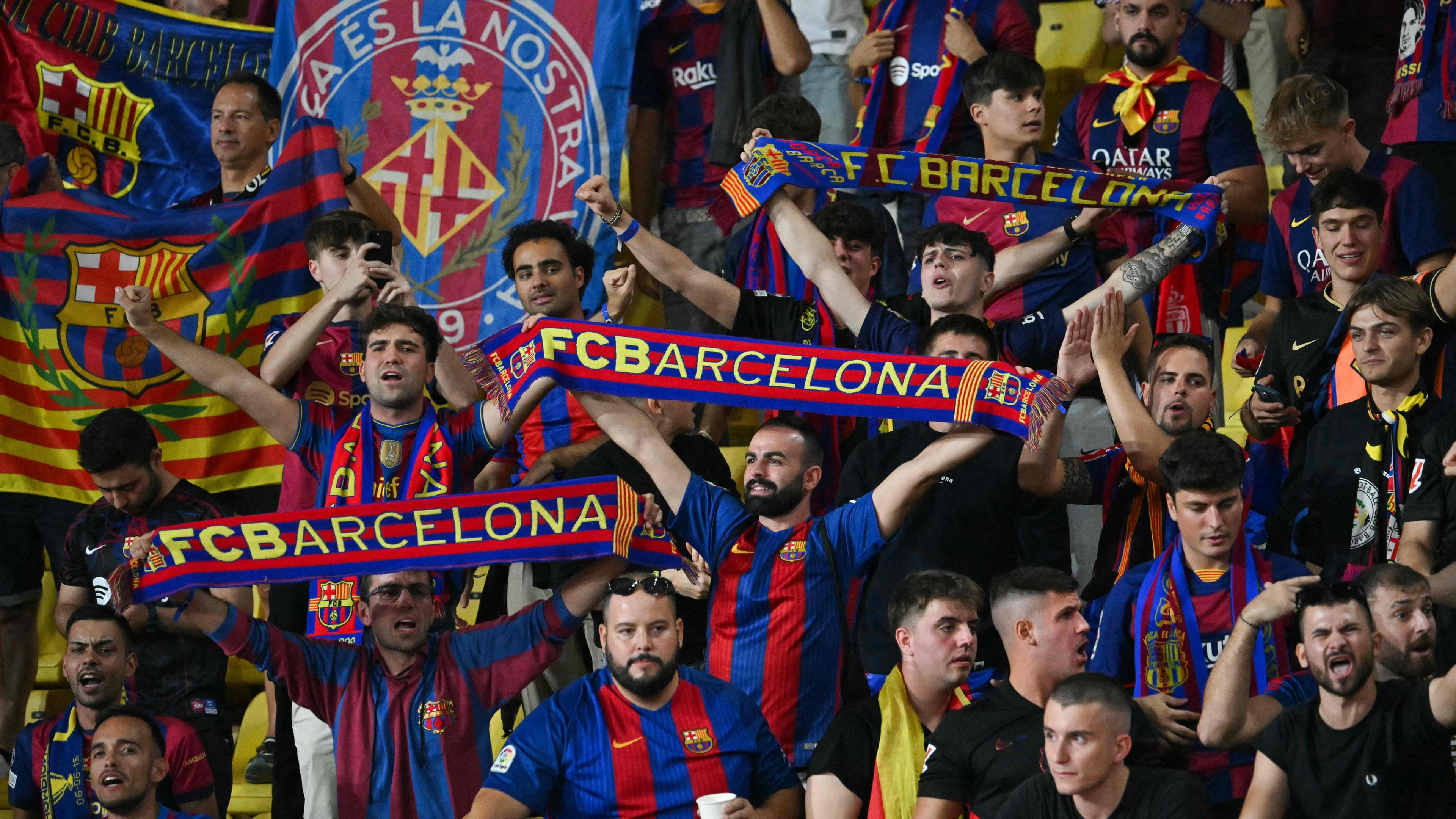 UEFA Champions League, Monaco - Barcelona, Fans