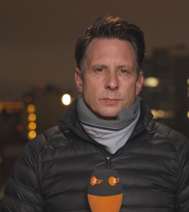 ZDF-Reporter Timm Kröger bei ZDFheute live.