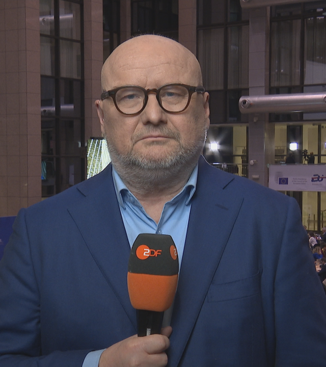 ZDF-Korrespondent Ulf Röller bei ZDFheute live.