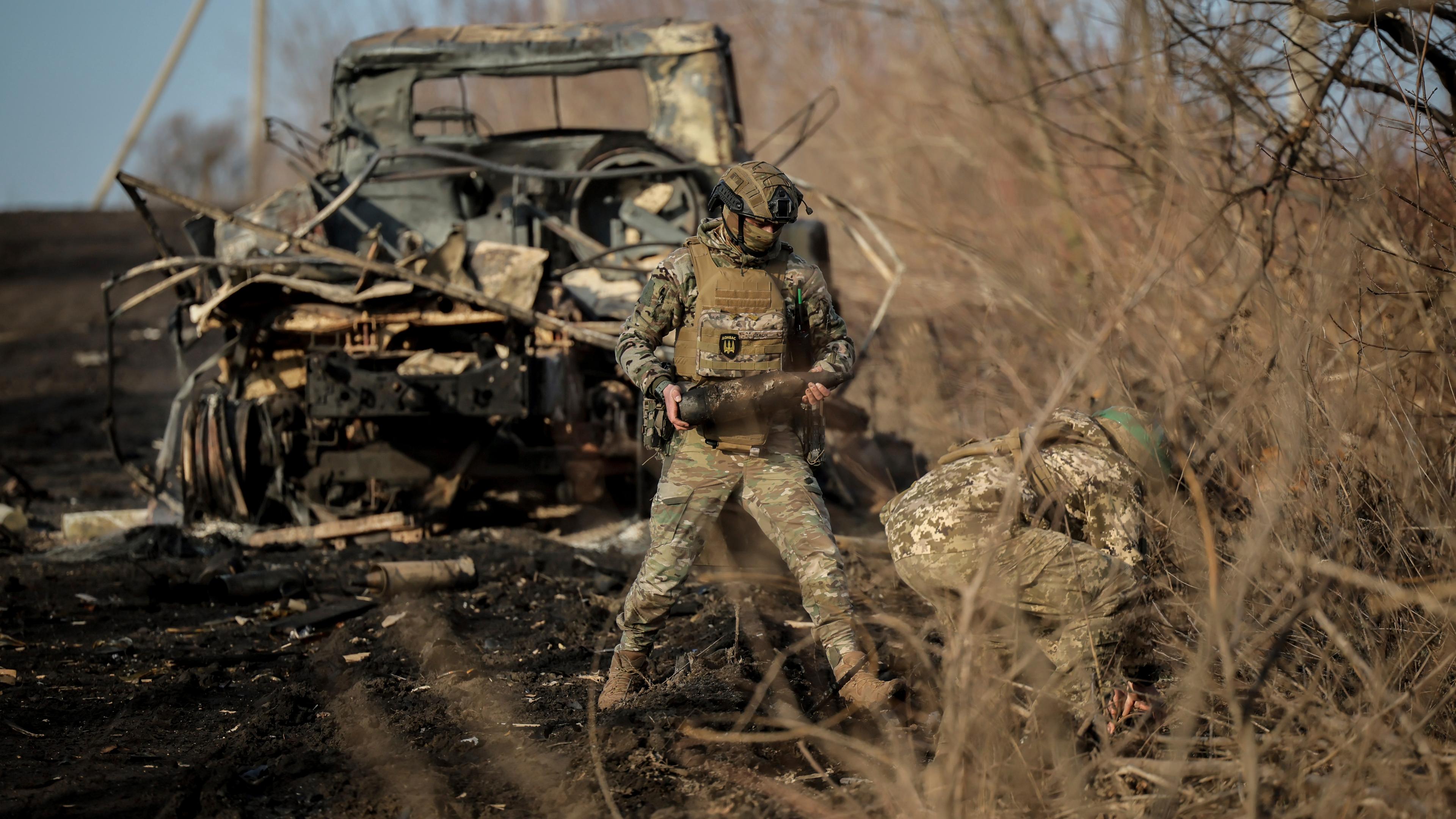 Ukraine Soldaten