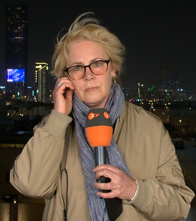 ZDF-Korrespondentin Isabelle Tümena live aus Riad