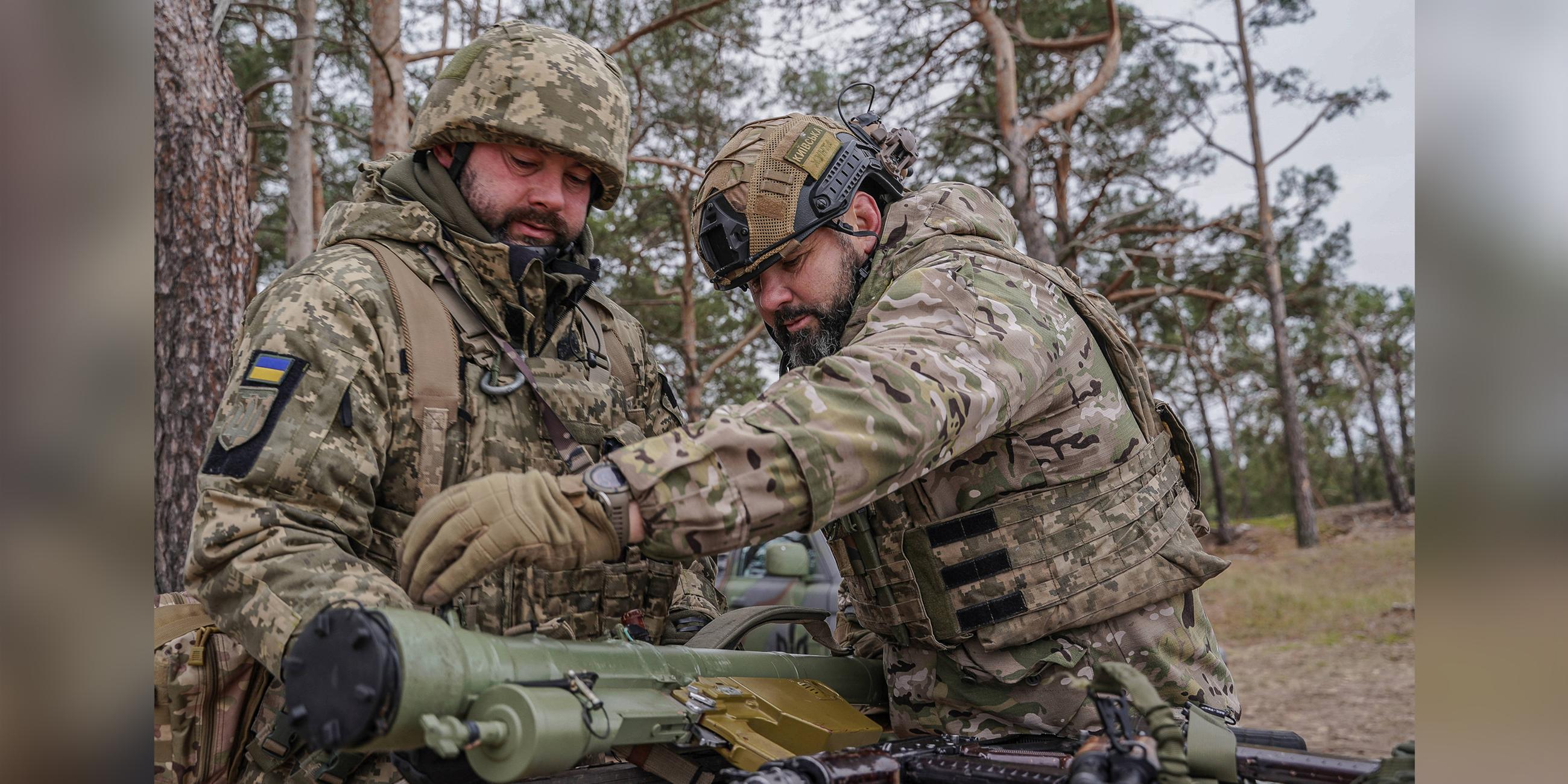 Ukrainische Soldaten