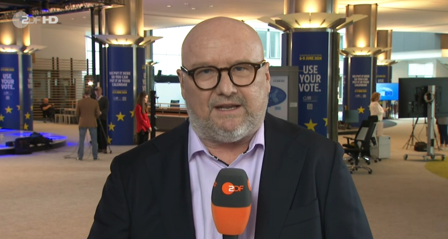 ZDF-Korrespondent Ulf Röller in Brüssel