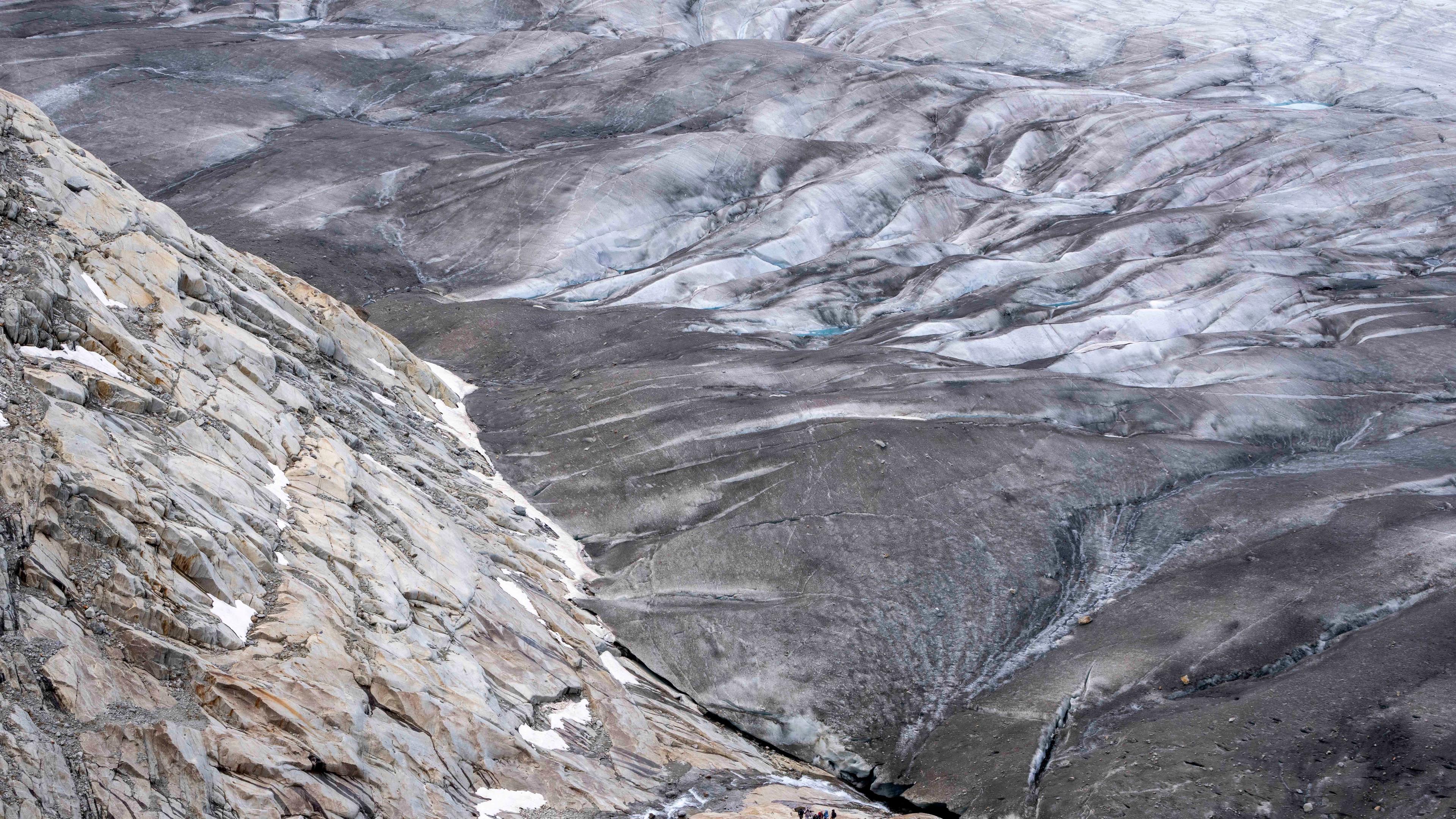 Schmelzender Gletscher