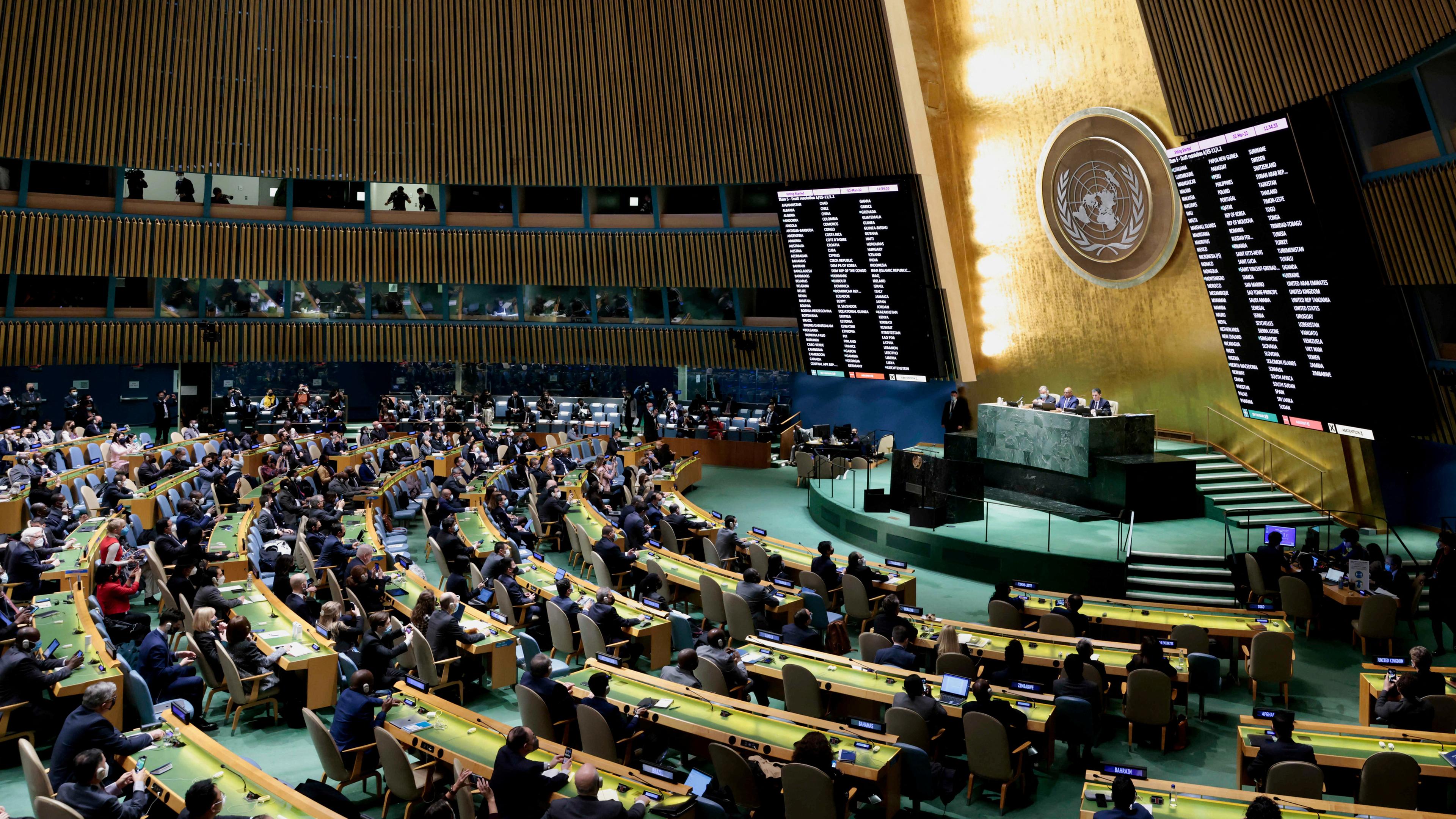 Ген оон. Генеральная Ассамблея ООН Нью-Йорк. Зал Генеральной Ассамблеи ООН. Главный зал Генассамблеи ООН. Генеральная Ассамблея ООН картинки.