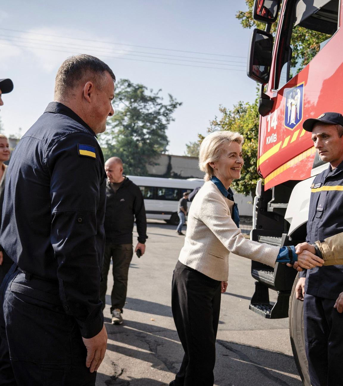 Ursula von der Leyen besucht Ukraine