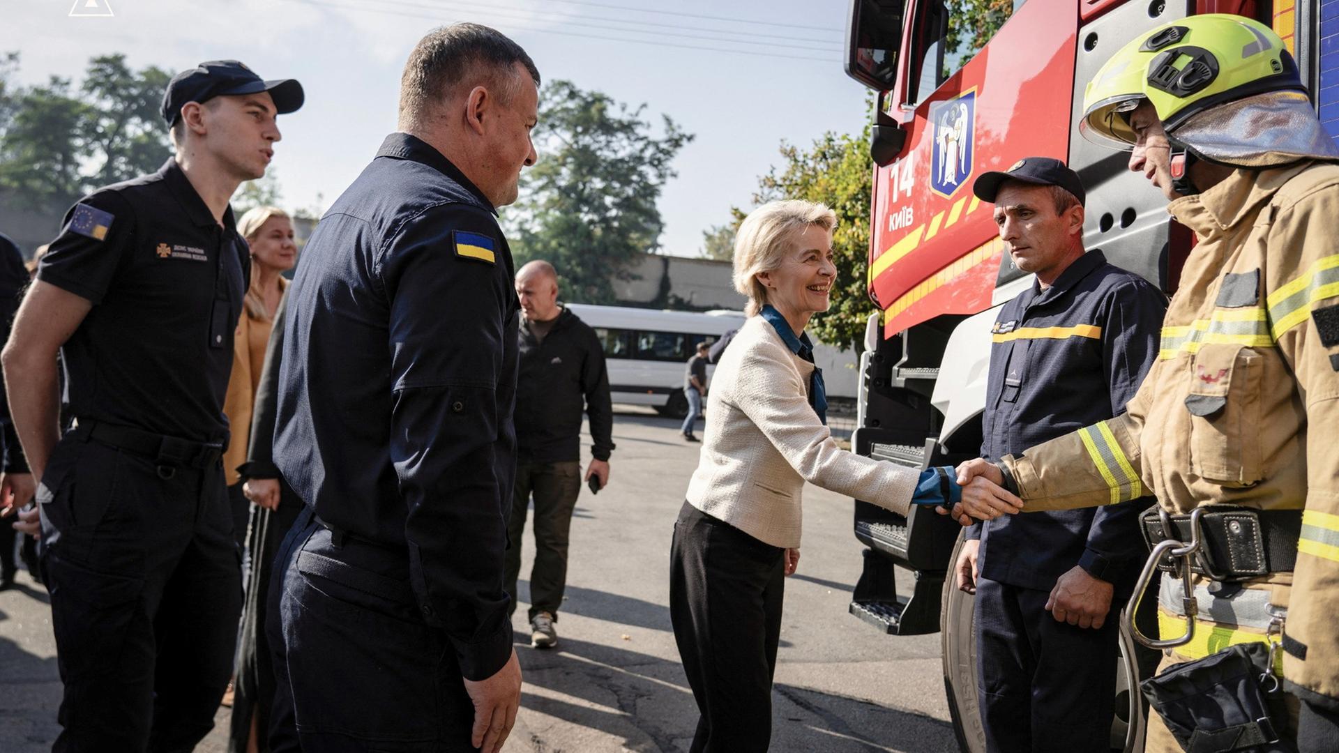 Ursula von der Leyen besucht Ukraine