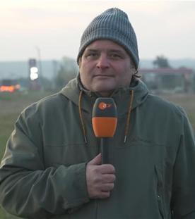 ZDF-Korrespondent Dara Hassanzadeh live aus der Ukraine