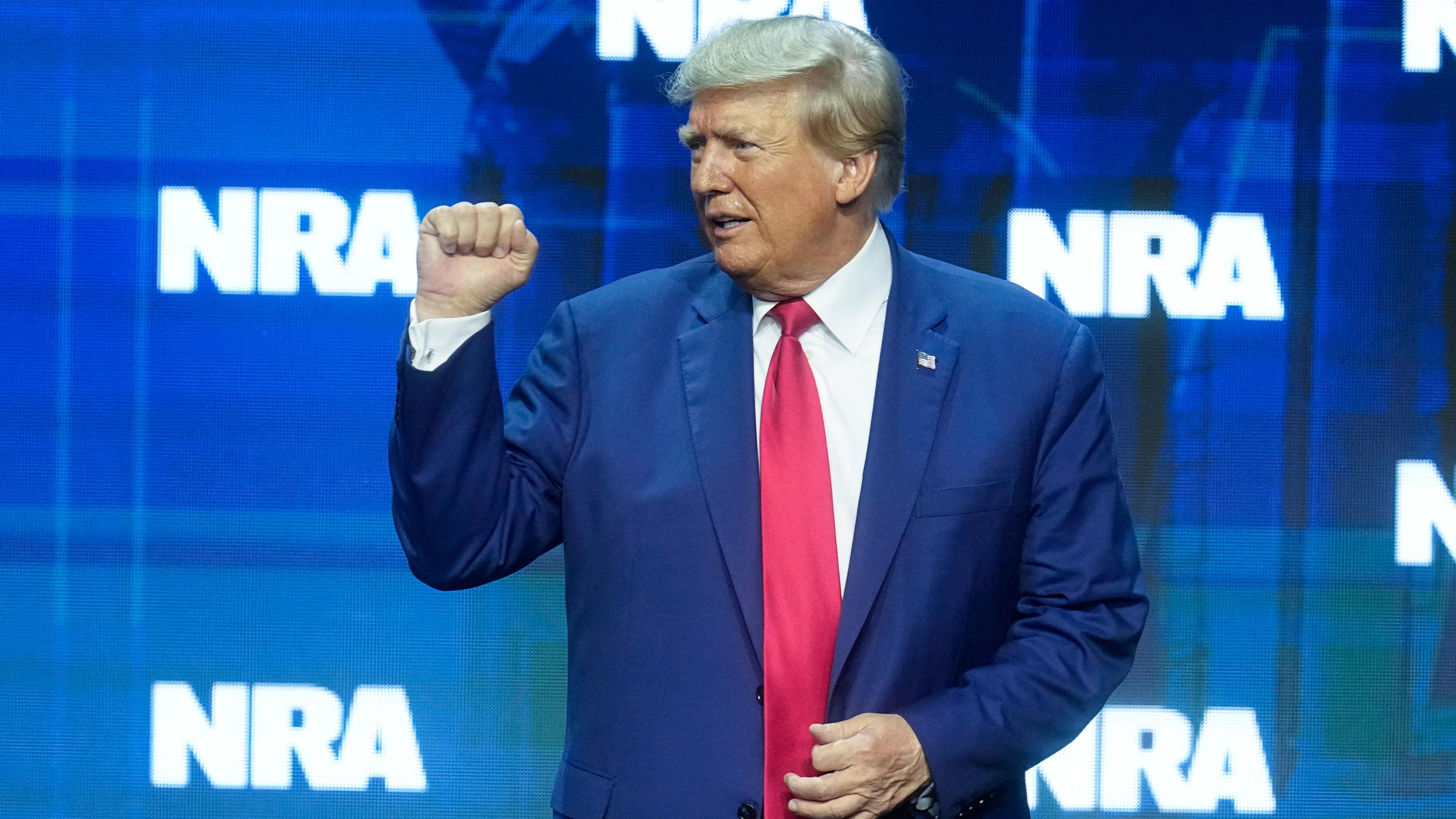 Donald Trump beim Jahrestreffen der Waffenlobby NRA.