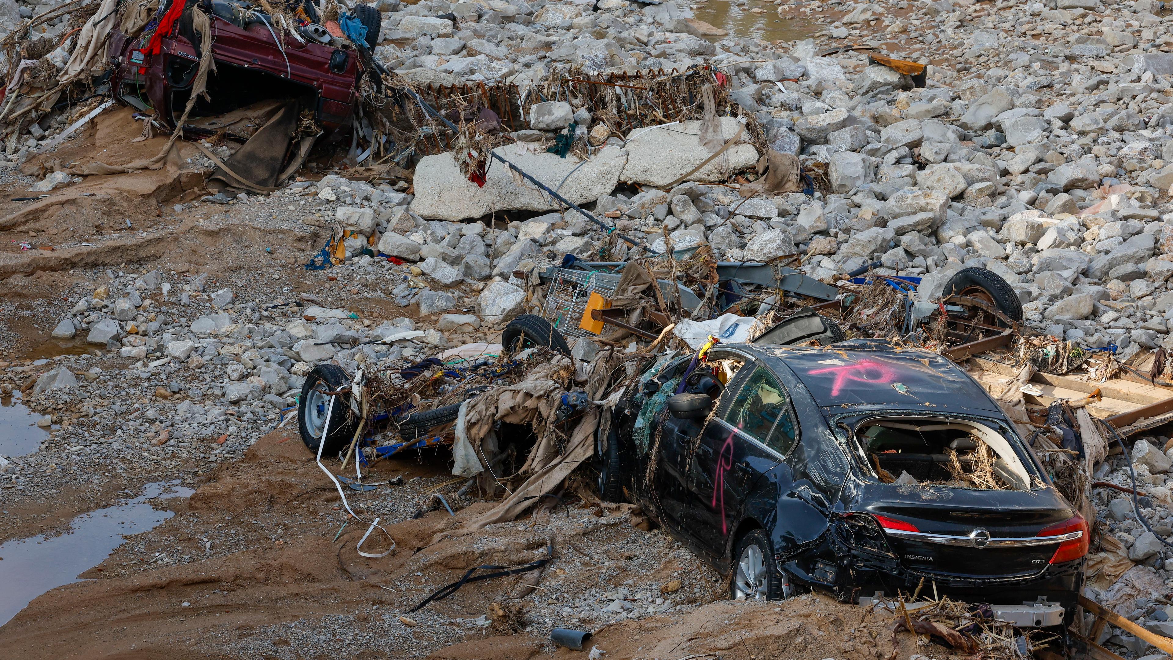 Aftermath of deadly floods in Spain