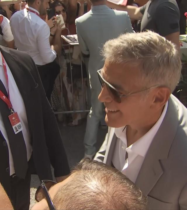 George Clooney und Fans