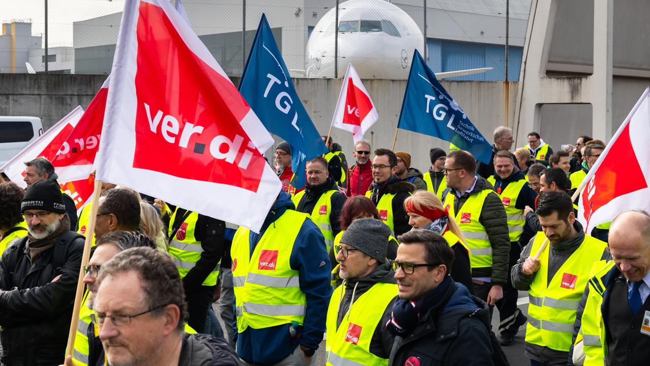 Bodenpersonal-Streiks: Lufthansa Und Verdi Für Schlichtung - ZDFheute