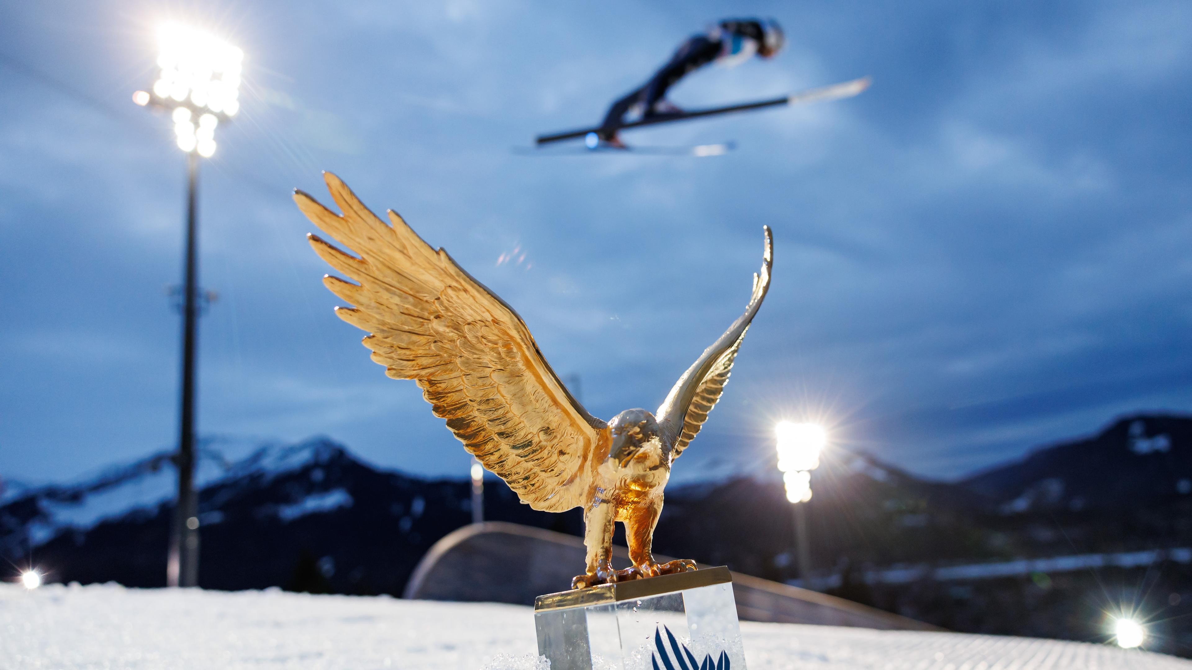 Der goldene Adler für den Sieger der Vierschanzentournee