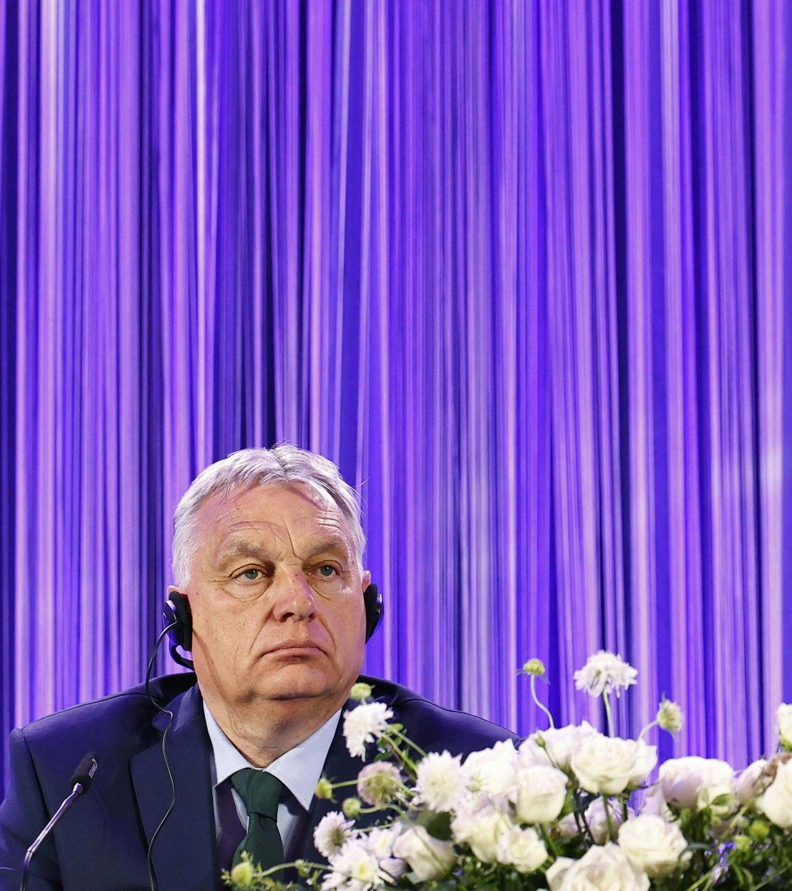 Viktor Orban trifft sich am 30.06.2024 in Wien mit Herbert Kickl zu einer gemeinsamen Erklärung.