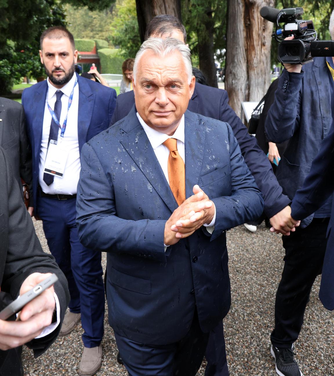 Victor Orban beim 50th Ambrosetti Forum in Cernobbio, Norditalien