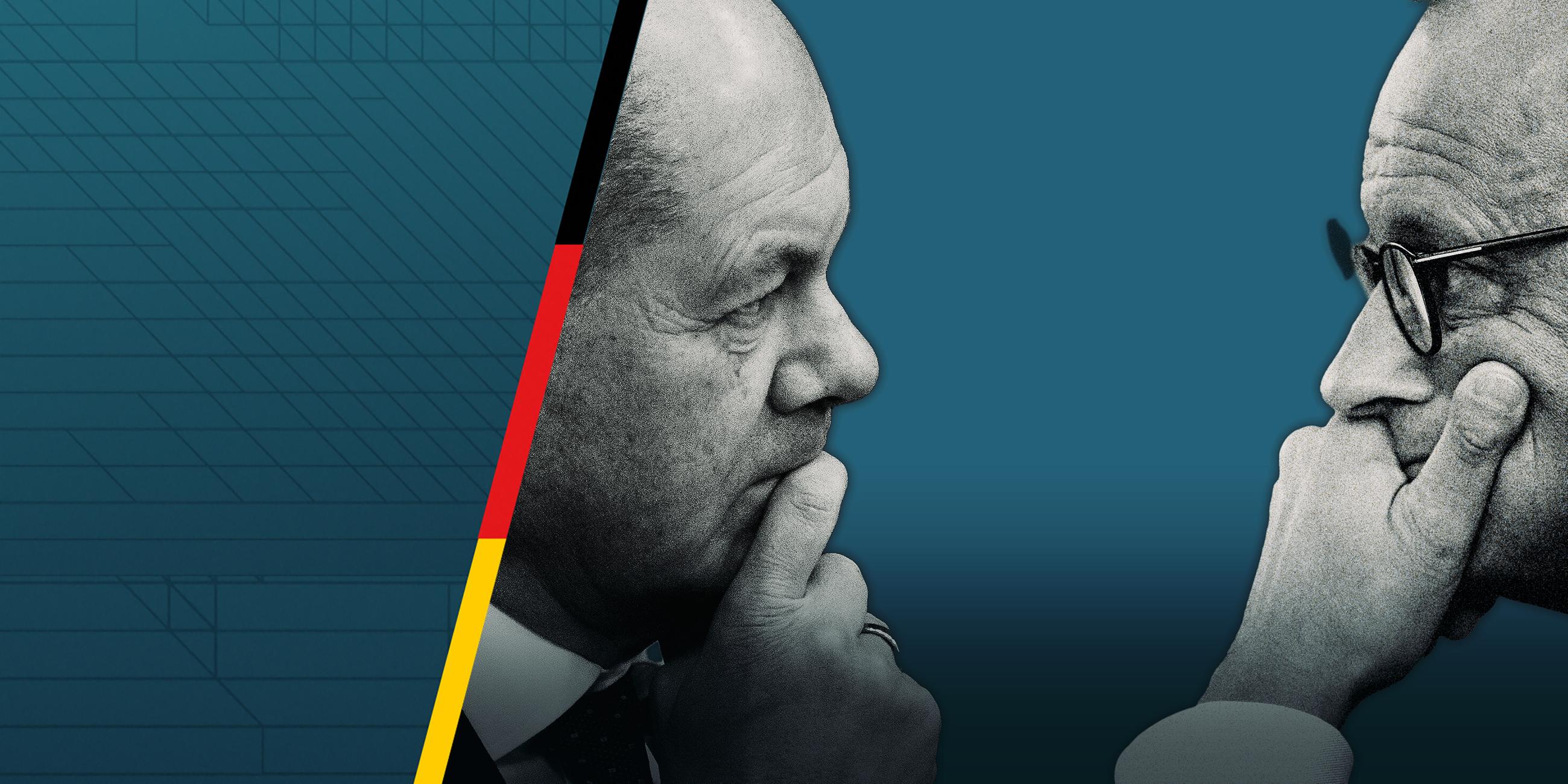 Olaf Scholz und Friedrich Merz