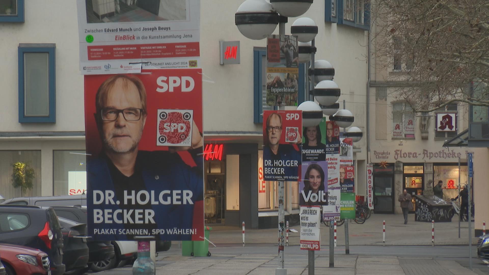 Plakate im Wahlkampf