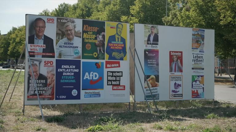 Plakate Landtagswahl Niedersachsen